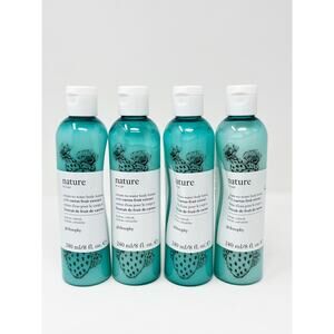 4x PHILOSOPHY Nature In A Jar 240ml/8oz Cream-to-Water Body Lotion NEW Sealed
